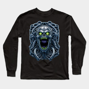 Cyborg Heads S03 D44 Long Sleeve T-Shirt